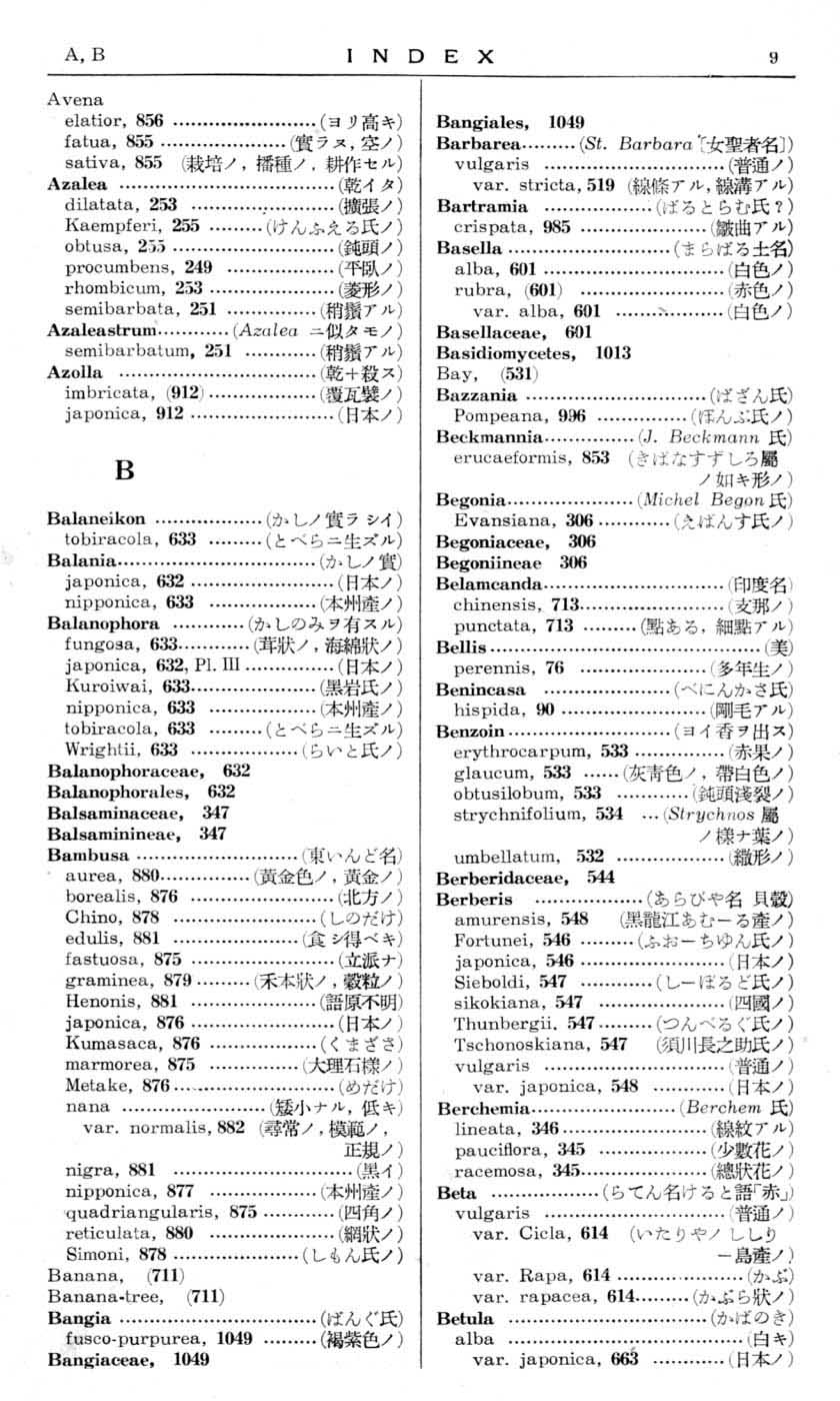 植物図鑑