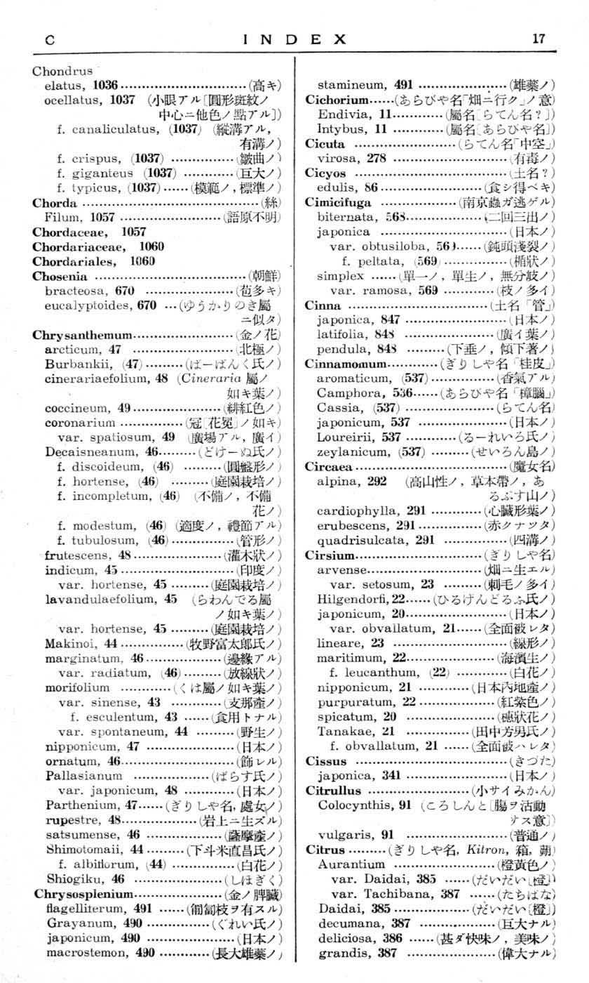 植物図鑑