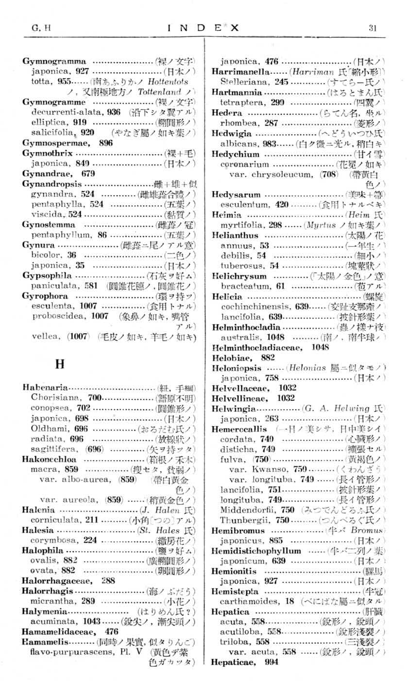 植物図鑑