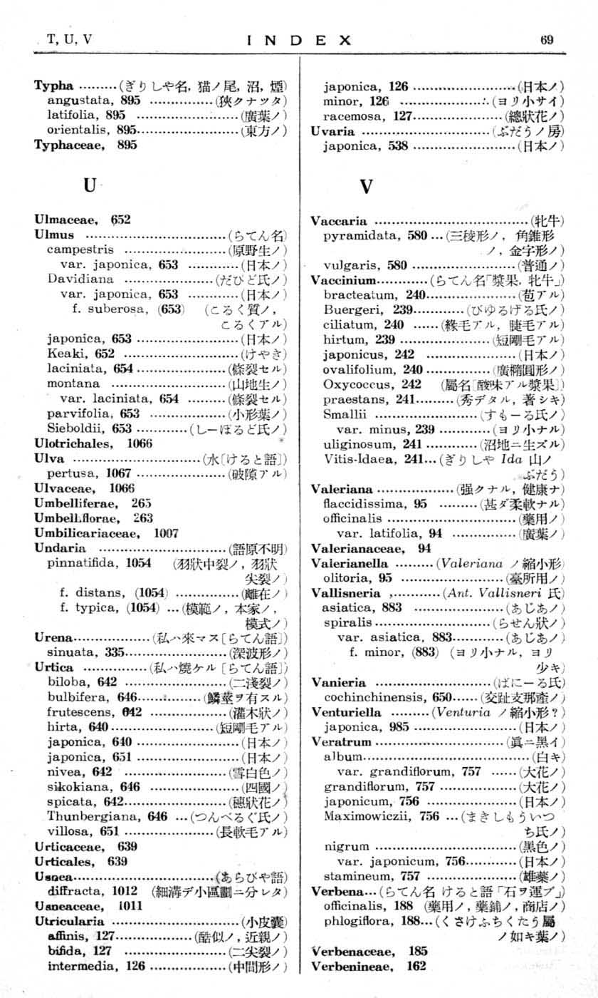 植物図鑑