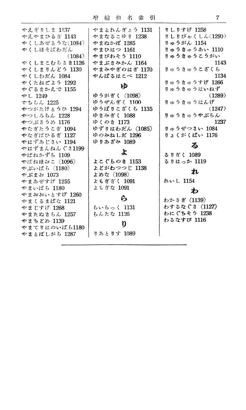 植物図鑑